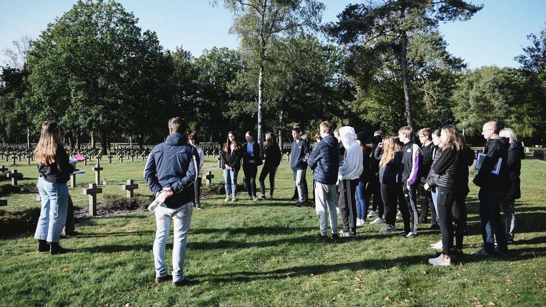 Tour of the military cemetery